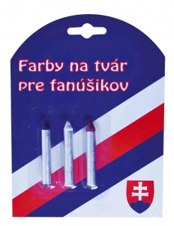 Farby na tvár Slovensko 2 tužky