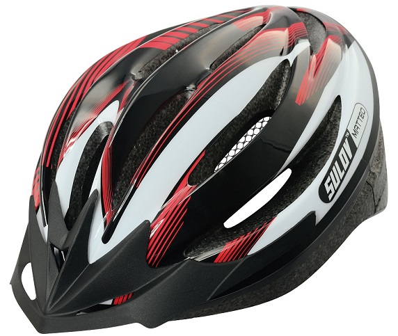 Cyklo helma SULOV MATTEO, bielo-červená