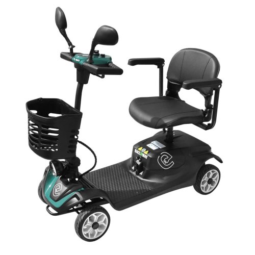 Elektrický štvorkolesový vozík RACCEWAY® SOLID, svetlo modrý