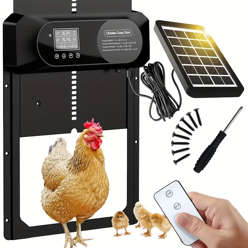 Solárne automatické dvierka na kurín veľkosť XL
