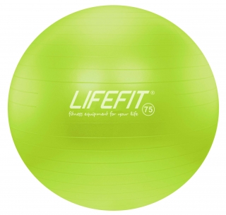 Gymnastická lopta LIFEFIT ANTI-BURST, 75cm, sv. zelená