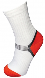 Športové ponožky biele 