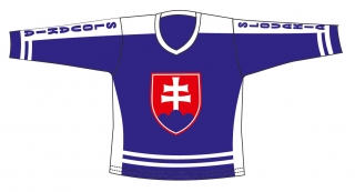 Hokejový dres SR 4 modrý M